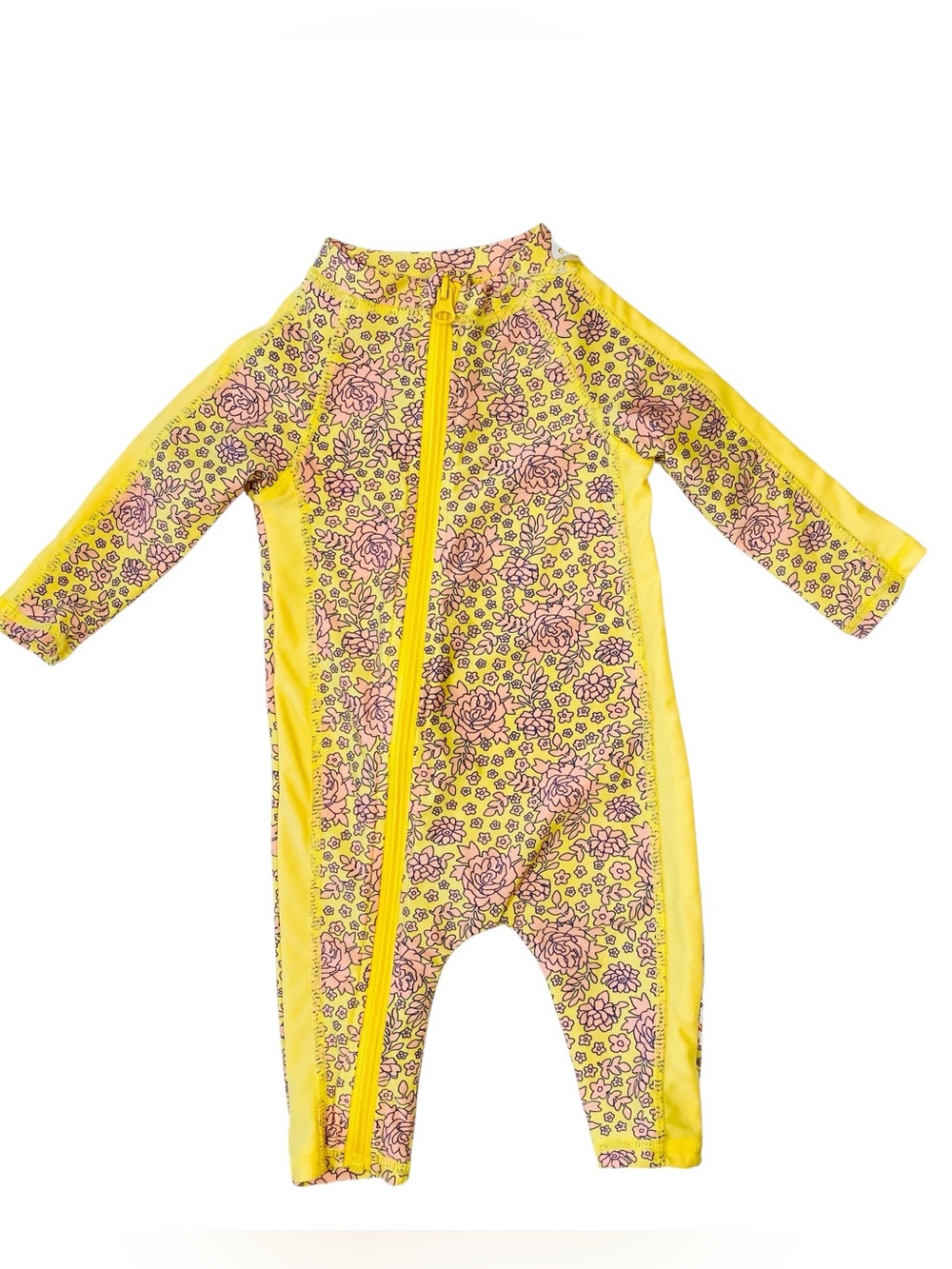 NWT SWIMZIP Floral Baby One Piece Swimsuit